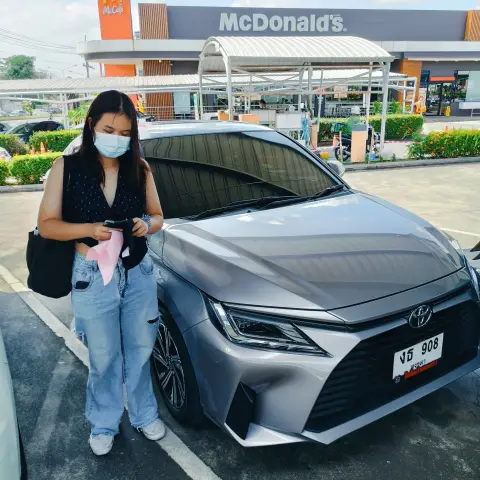 ลูกค้ารับรถเช่าหาดใหญ่ราคาถูกจากตะวันเช่ารถหาดใหญ่ 40