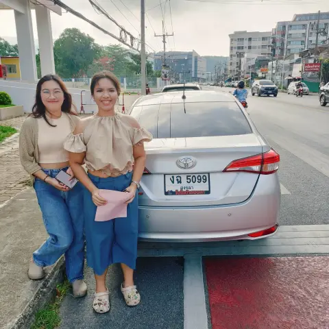 ลูกค้ารับรถเช่าหาดใหญ่ราคาถูกจากตะวันเช่ารถหาดใหญ่ 56