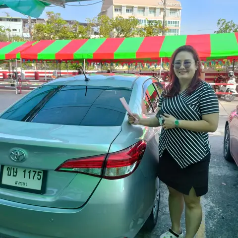 ลูกค้ารับรถเช่าหาดใหญ่ราคาถูกจากตะวันเช่ารถหาดใหญ่ 70
